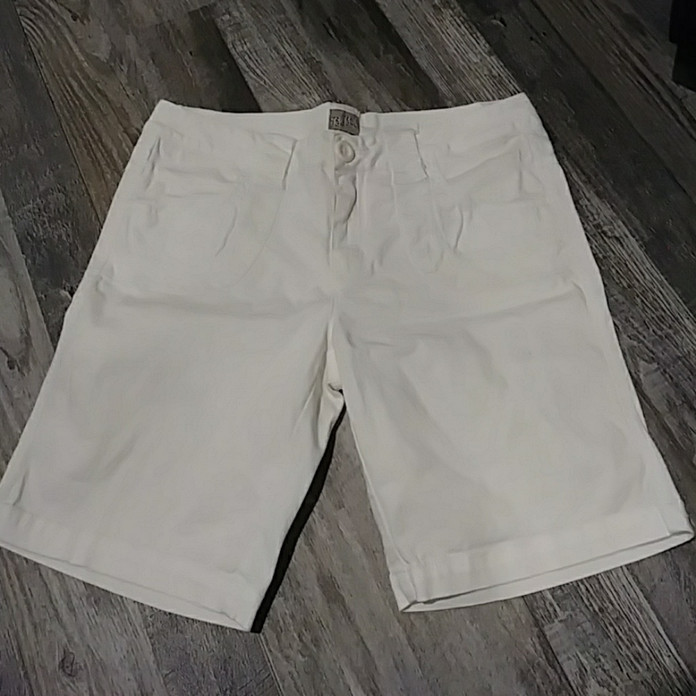 White Bermuda Shorts